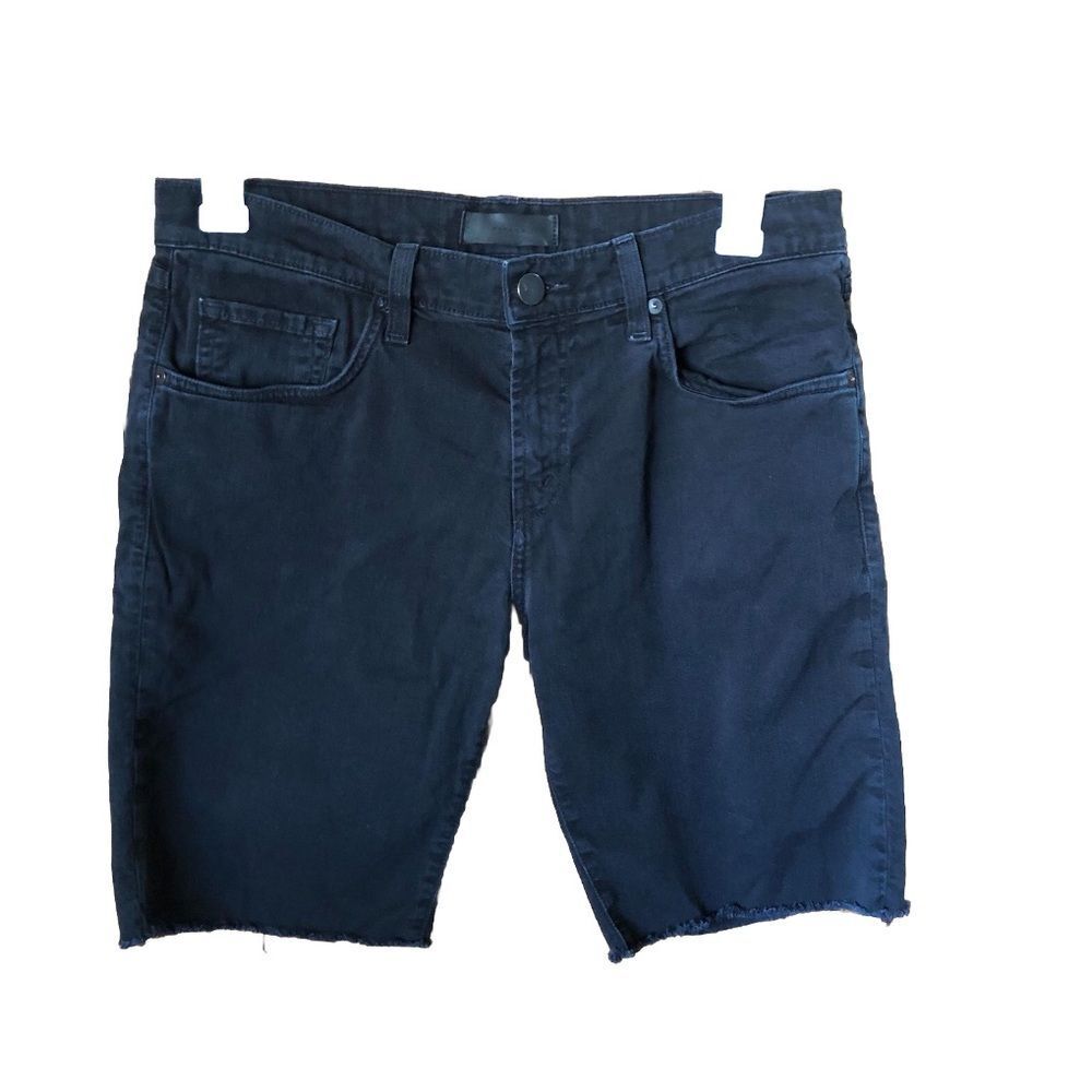 J Brand Men’s ELI Shorts Black Wash Raw Hem - 32